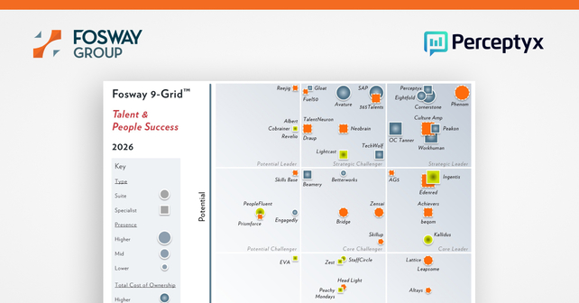 Perceptyx Named a Strategic Leader in Fosway 9-Grid™ for Talent & People Success for Seventh Consecutive Year