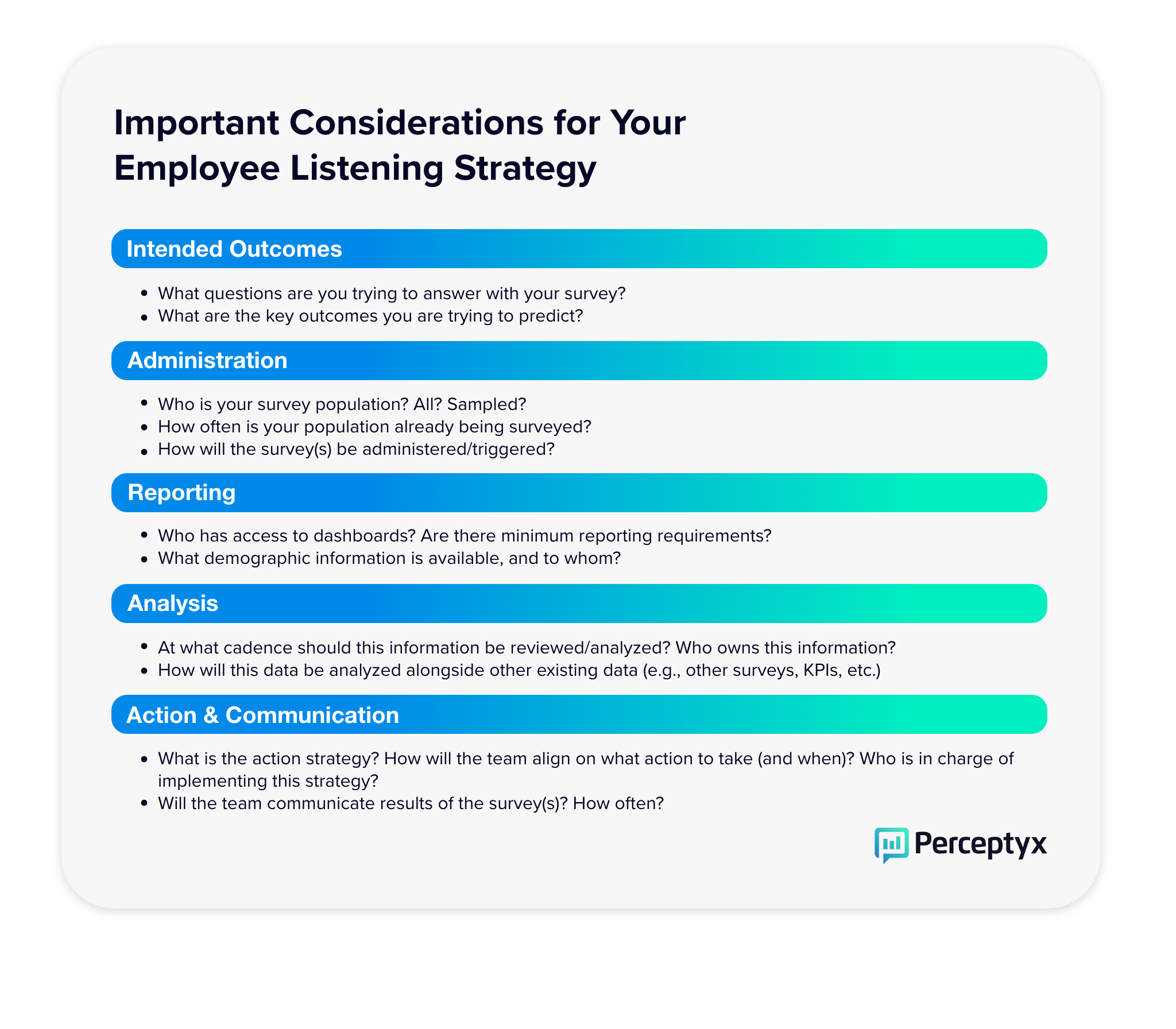 Important considerations for your employee listening strategy