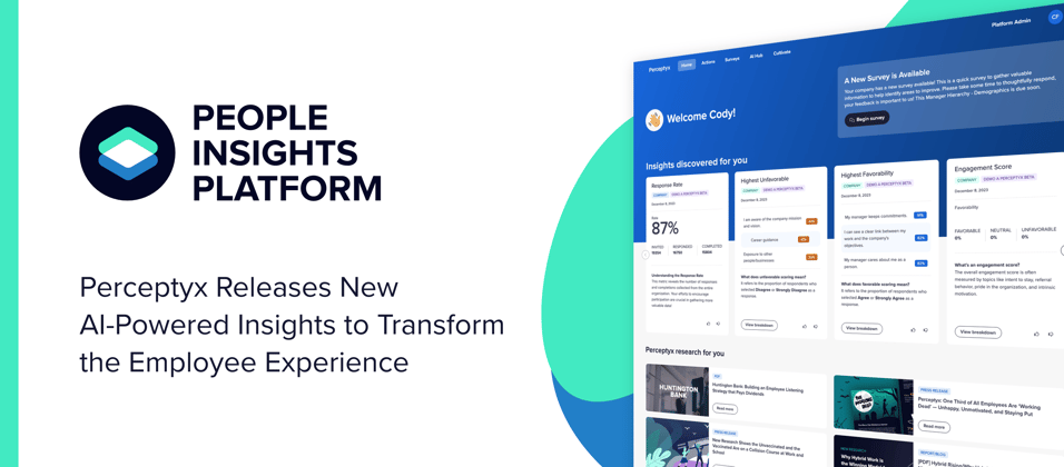 Perceptyx Releases New AI-Powered Insights to Transform the EX