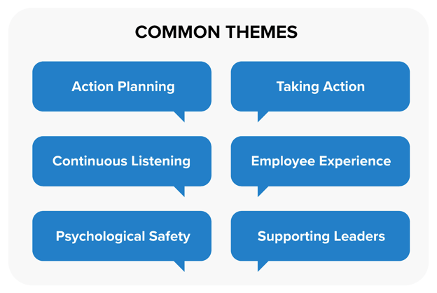 Common themes for the single greatest challenge facing your organization this year